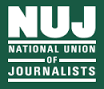 National Union of Journalists logo.