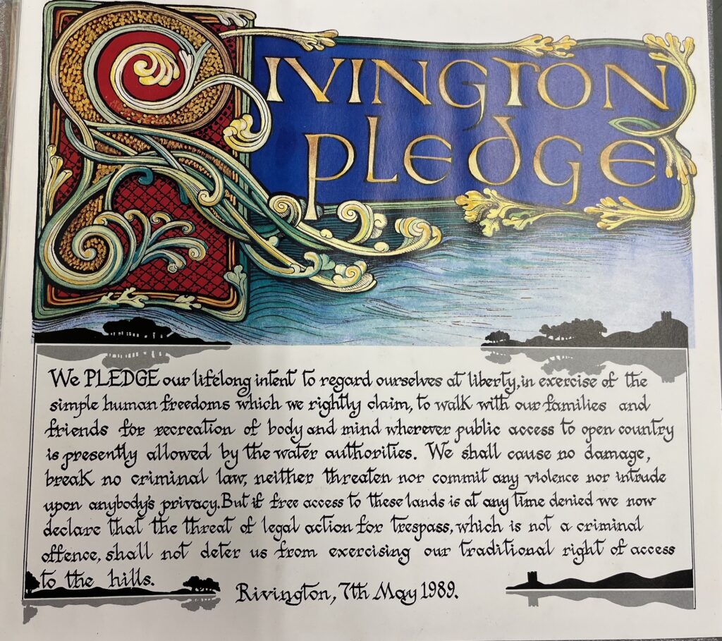 Image of the The Rivington Pledge, 7th May 1989. 